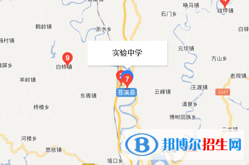 蒼溪實驗中學職高部地址在哪里