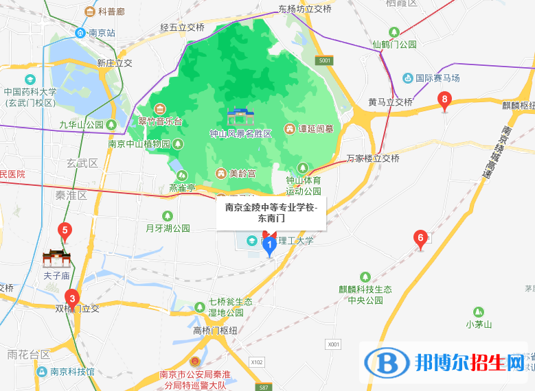南京金陵高等職業(yè)技術(shù)學校地址在哪里