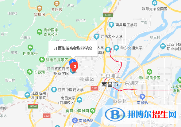 江西旅游商貿(mào)職業(yè)學院地址在哪里