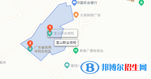 惠州寶山職業(yè)技術學校地址在哪里