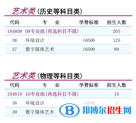 南京理工大學(xué)泰州科技學(xué)院藝術(shù)類專業(yè)有哪些？
