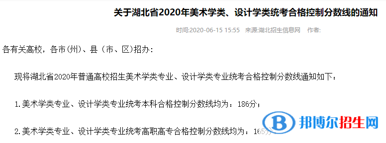 2022漢江師范學(xué)院藝術(shù)類錄取分?jǐn)?shù)線（含2020-2021歷年）
