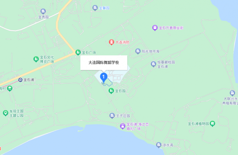大連國際舞蹈學(xué)校地址，乘車路線