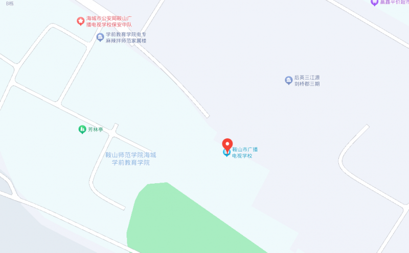 鞍山市廣播電視學校地址，乘車路線