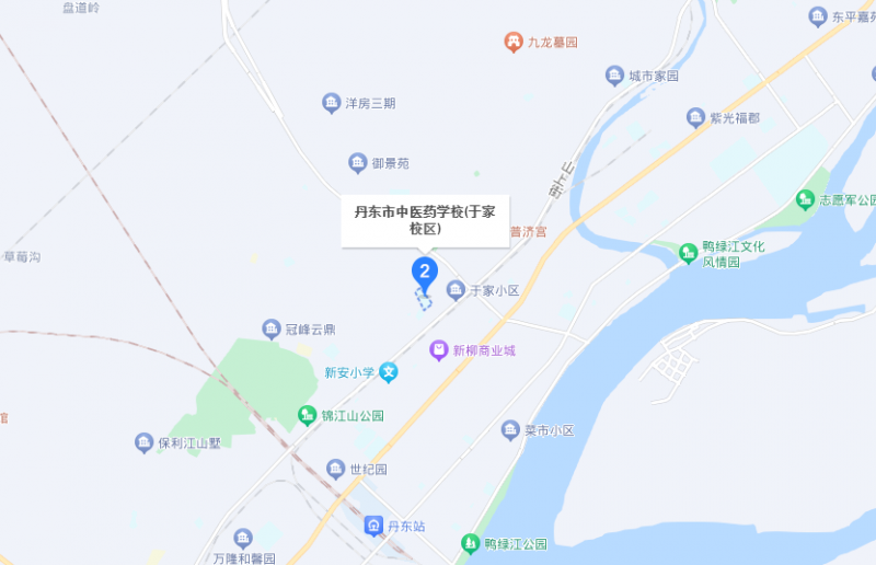 丹東市中醫(yī)藥學(xué)校地址，乘車路線