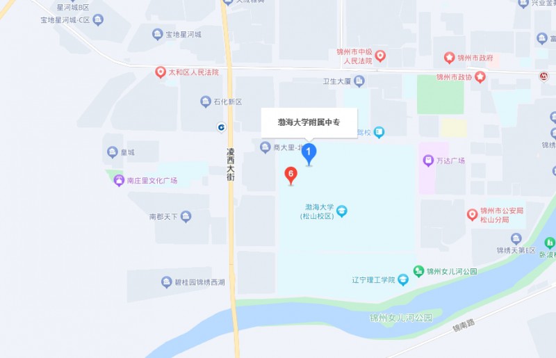 渤海大學(xué)附屬中等職業(yè)技術(shù)專業(yè)學(xué)校地址，乘車路線