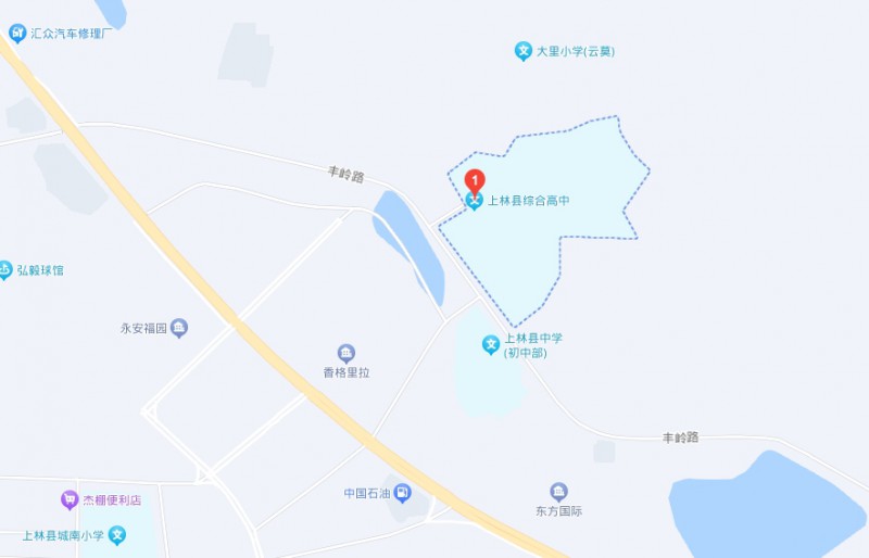 上林縣職業(yè)技術(shù)學(xué)校地址，乘車路線