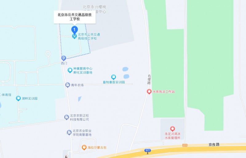 北京市公共交通高級(jí)技工學(xué)校地址，乘車路線