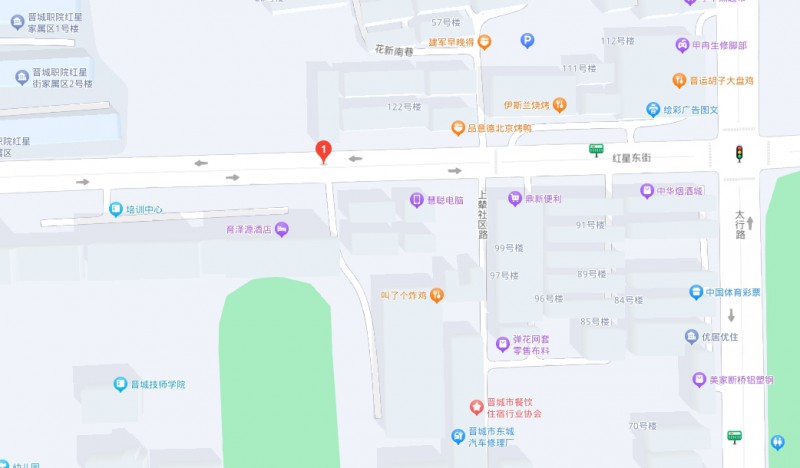 晉城虹橋技校地址，乘車路線