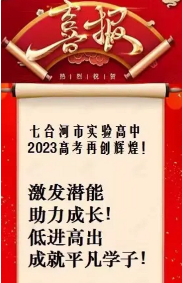 七臺(tái)河2024年高中學(xué)校名單排名最新前十