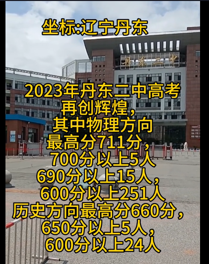 丹東2024年高中學校名單排名最新前十