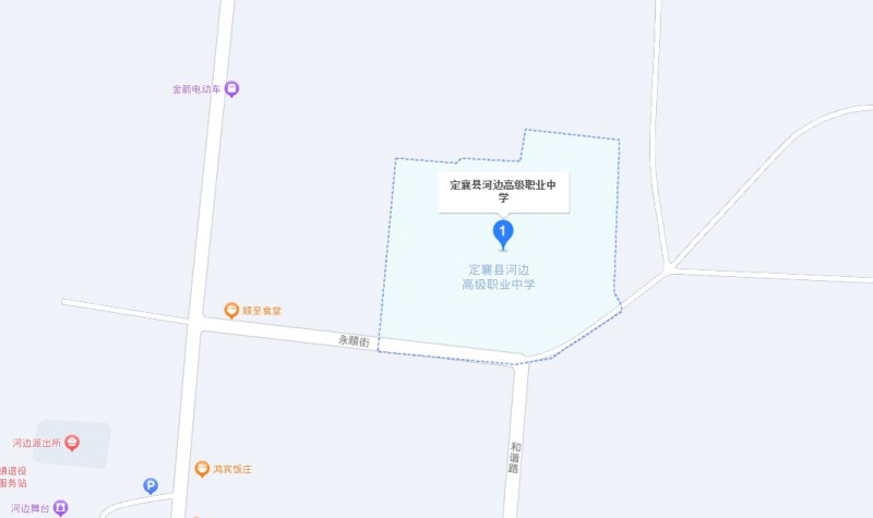 定襄縣河邊職業(yè)中學地址，乘車路線