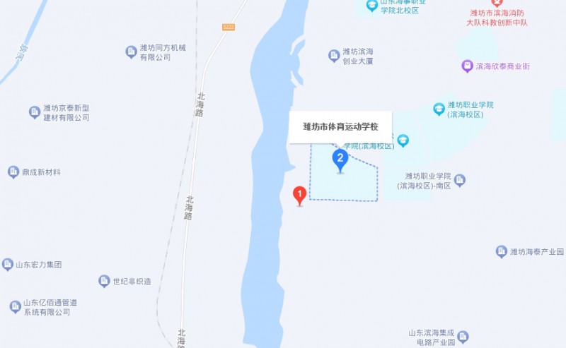 濰坊市體育運(yùn)動(dòng)學(xué)校地址，乘車路線