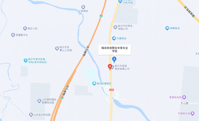 臨沂科技普通中等專業(yè)學校地址，乘車路線