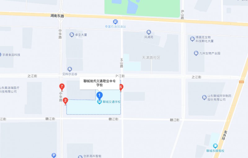 聊城現(xiàn)代交通職業(yè)中等專業(yè)學校地址，乘車路線