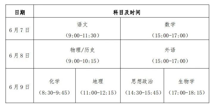 2024年貴州高考幾天？今年高考具體哪幾天考試？附科目時間安排