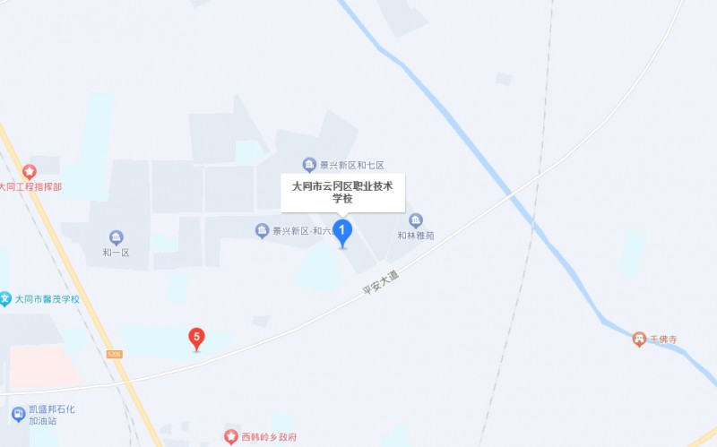 大同市云岡區(qū)錦程職業(yè)技術(shù)學(xué)校地址，乘車路線