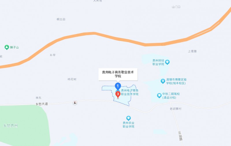 貴州電子商務職業(yè)技術學院中職部地址，乘車路線