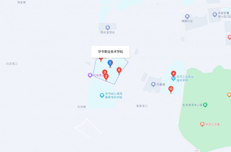 畢節(jié)職業(yè)技術(shù)學(xué)院中職部地址，乘車路線