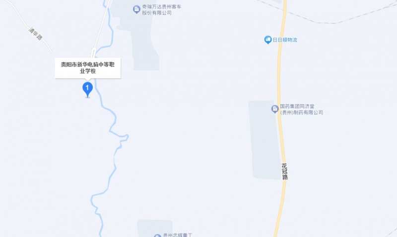 貴陽市新華電腦中等職業(yè)學(xué)校地址，乘車路線