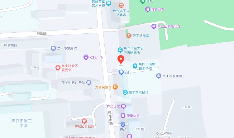 焦作市總工會職工中等專業(yè)學(xué)校地址，乘車路線