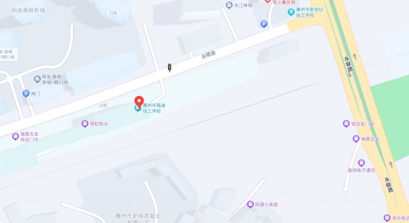 惠州市高迪技工學(xué)校地址，乘車路線