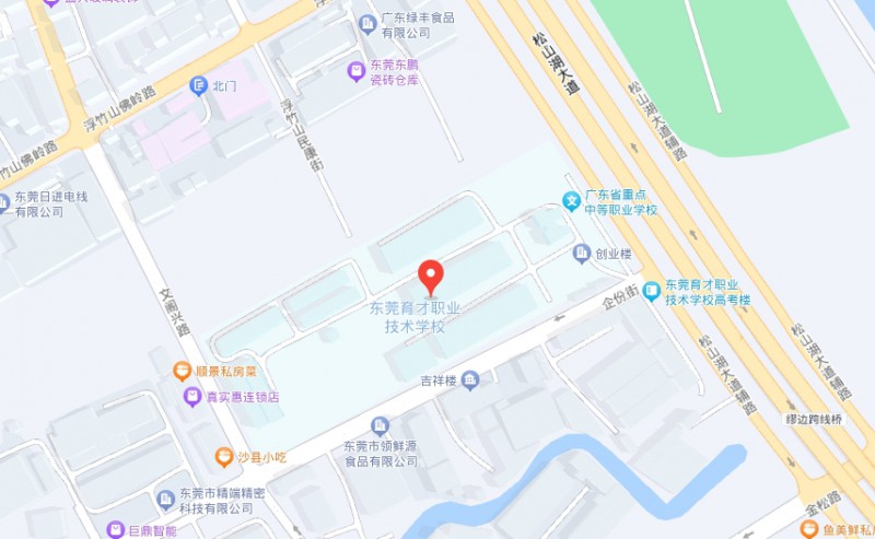 東莞市育才職業(yè)技術(shù)學(xué)校地址，乘車路線