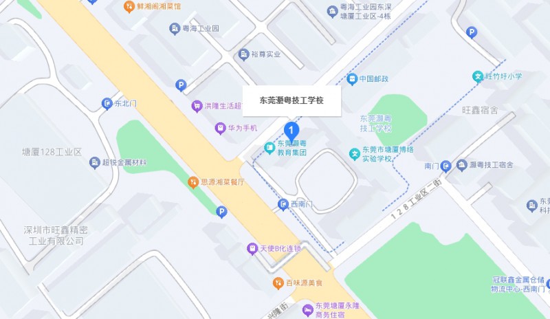 東莞市灝粵技工學(xué)校地址，乘車路線