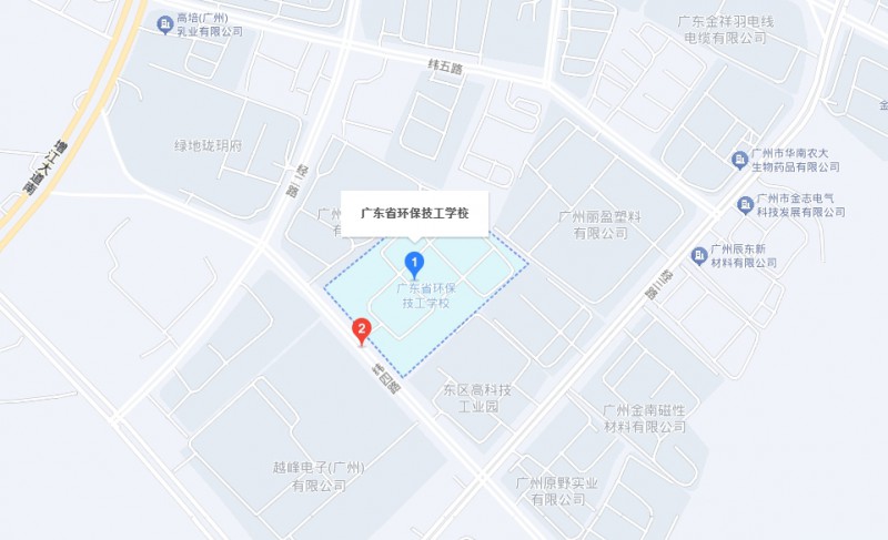 廣東省環(huán)保技工學校地址，乘車路線