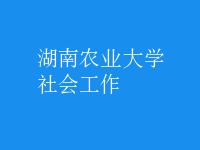 社會(huì)工作