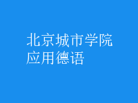 應(yīng)用德語
