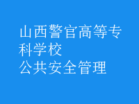 公共安全管理
