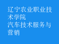 汽車技術服務與營銷