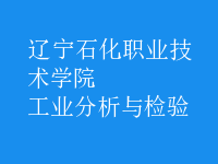 工業(yè)分析與檢驗