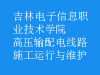 高壓輸配電線路施工運(yùn)行與維護(hù)