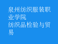 紡織品檢驗與貿易