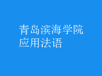 應(yīng)用法語(yǔ)