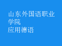 應(yīng)用德語