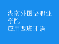 應(yīng)用西班牙語