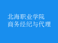 商務(wù)經(jīng)紀與代理