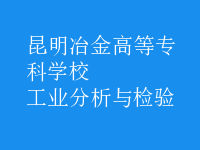工業(yè)分析與檢驗