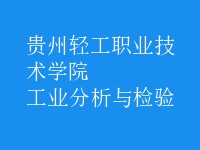 工業(yè)分析與檢驗
