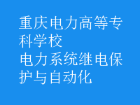 電力系統(tǒng)繼電保護(hù)與自動(dòng)化