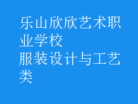 服裝設計與工藝類